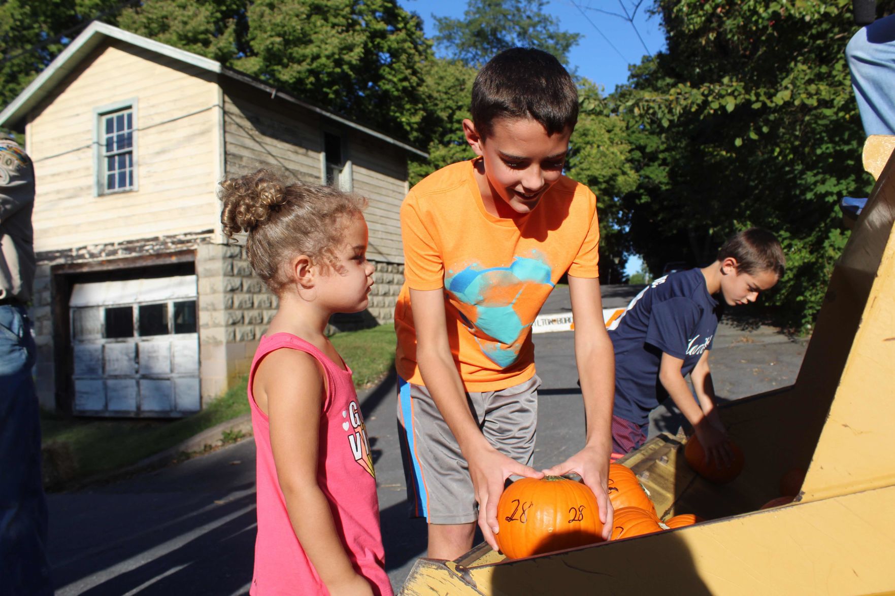 Pumpkins roll in Milton
